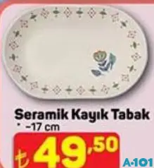 SERAMİK KAYIK TABAK 17 CM